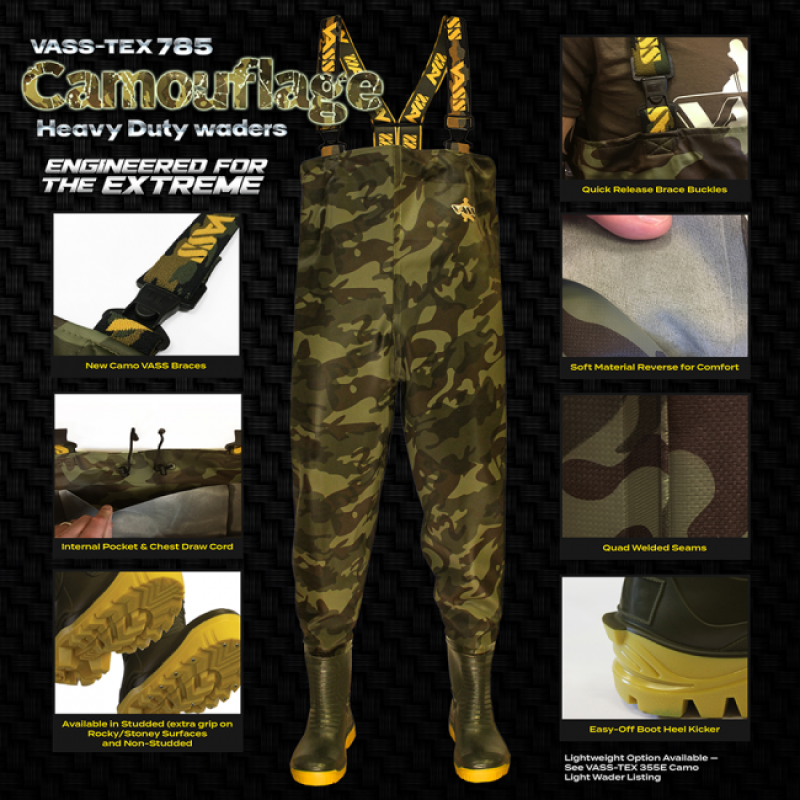 Vass-Tex 785 Series Camo Chest Wader