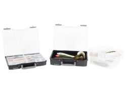Westin W6 Lure Vault with 10 Inserts Black/Clear