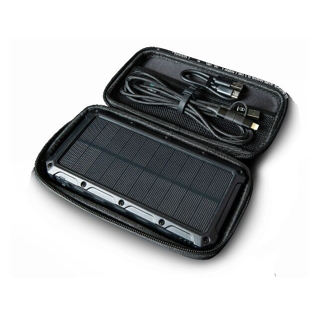Wolf Solar Powerbank with EVA Case and Charging Cable