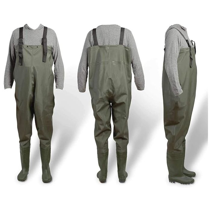 Zebco PVC Waders Green